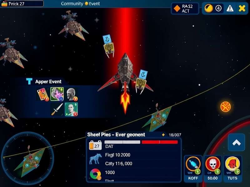 Astro Pirates Galaxy Conquest gameplay screenshot showing spaceship combat